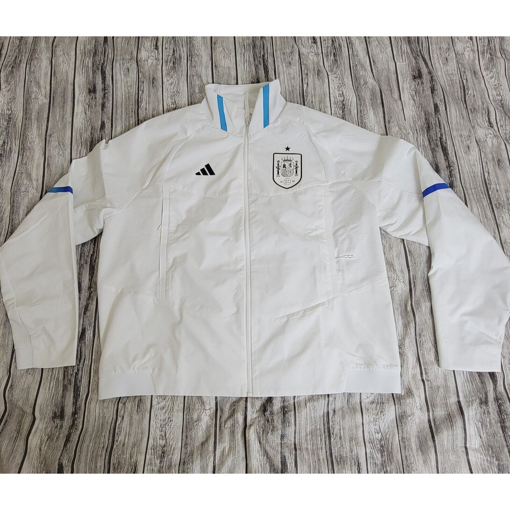 adidas Spain world cup Jacket Mens XL White 
lightly used, no rips